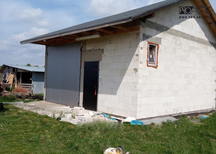 Realizacja projektu budynku gospodarczego - G73B